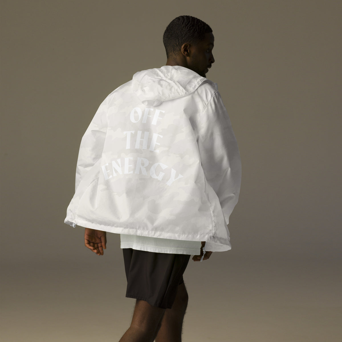 Off The Energy Unisex lightweight zip up windbreaker