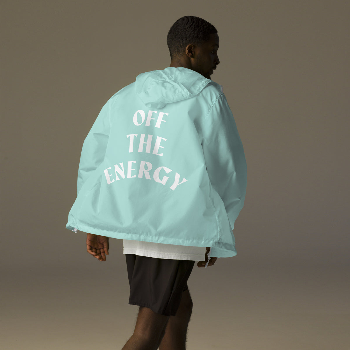 Off The Energy Unisex lightweight zip up windbreaker