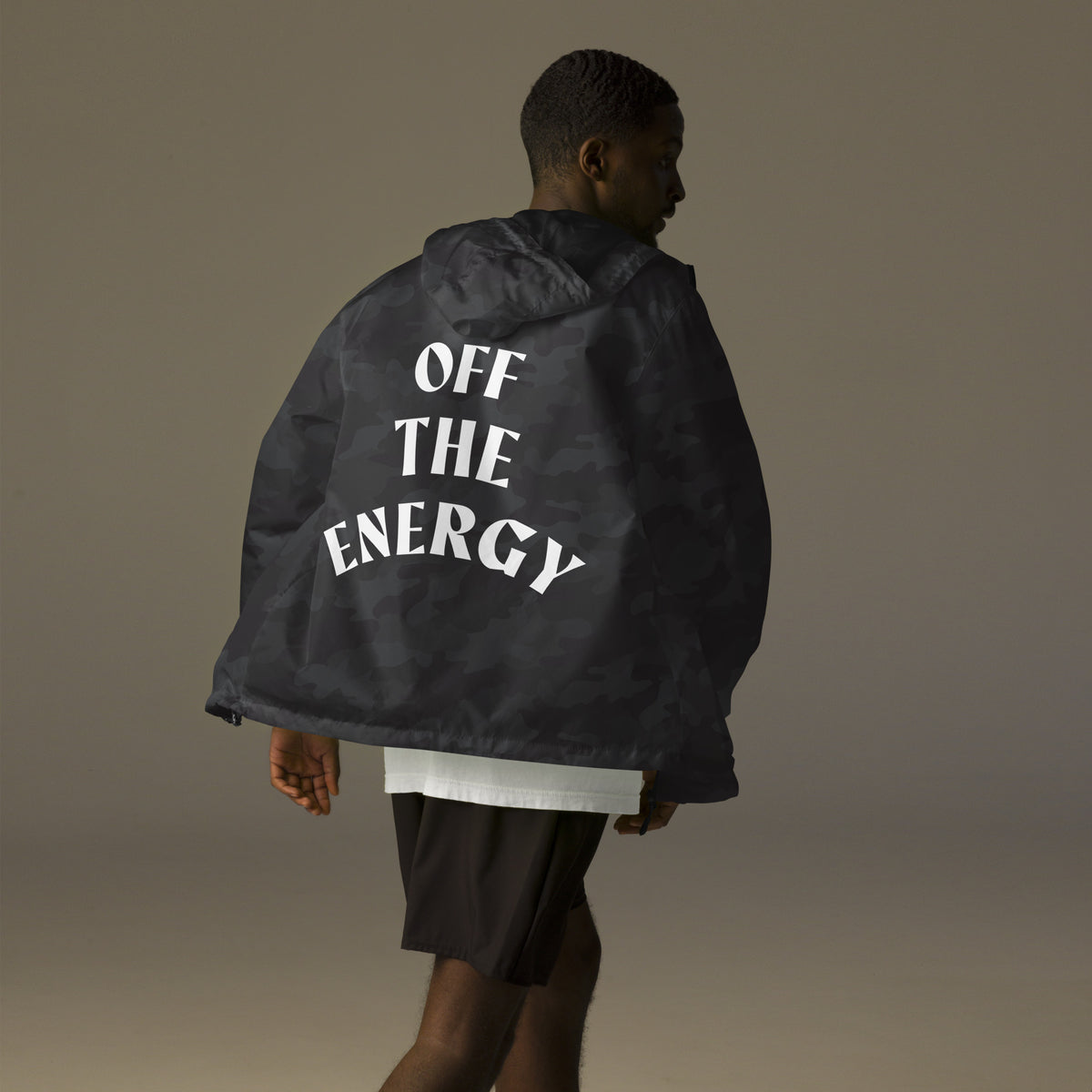 Off The Energy Unisex lightweight zip up windbreaker