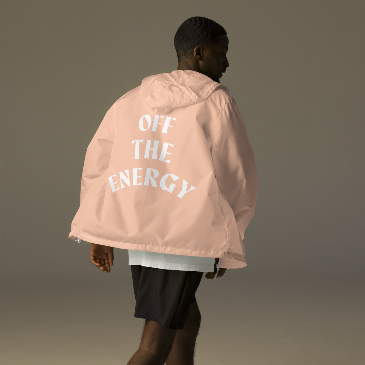 Off The Energy Unisex lightweight zip up windbreaker