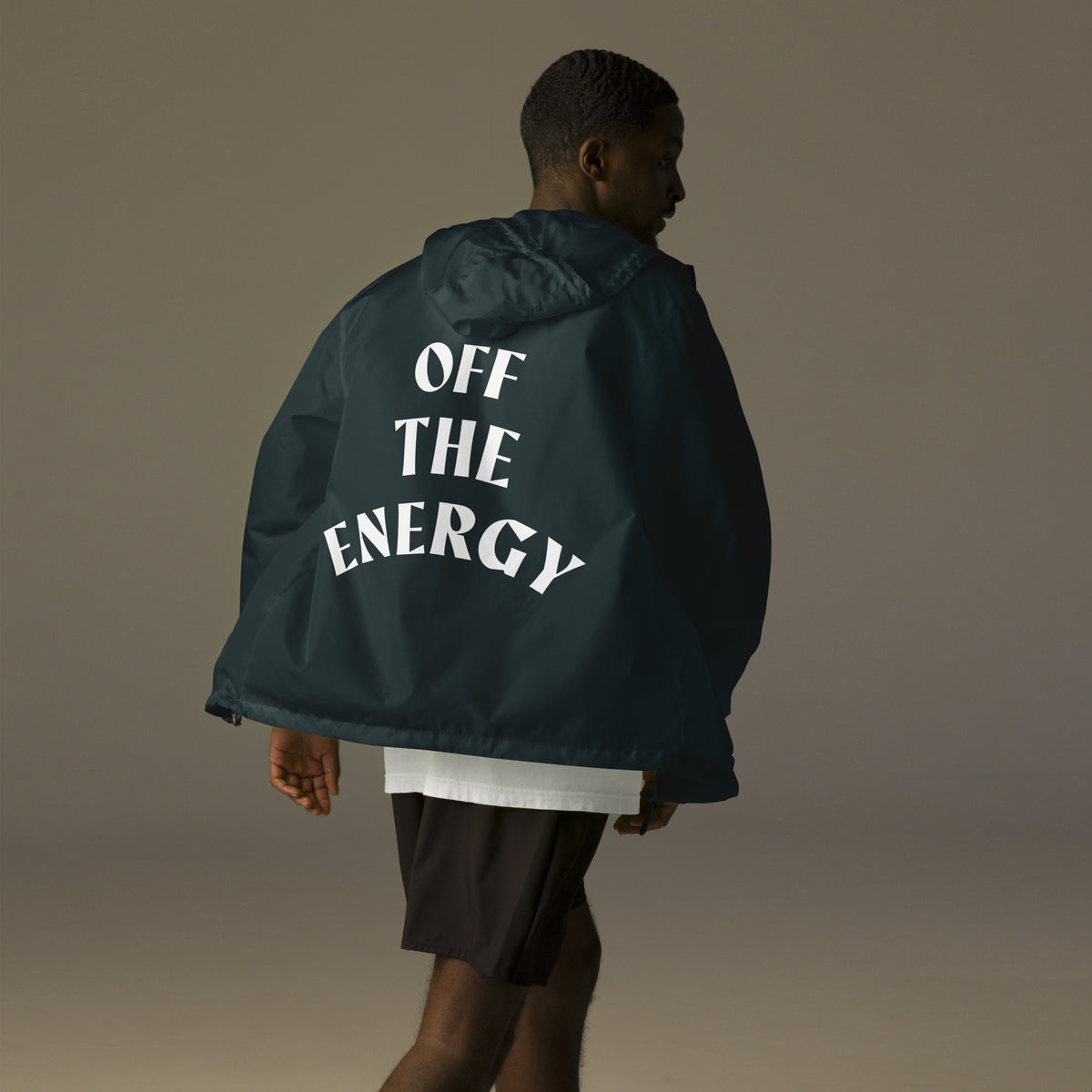 Off The Energy Unisex lightweight zip up windbreaker
