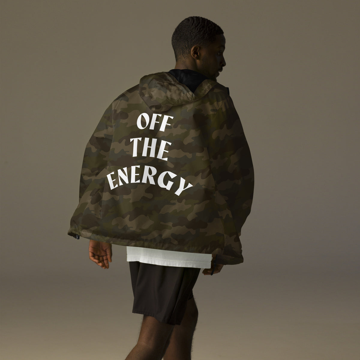 Off The Energy Unisex lightweight zip up windbreaker