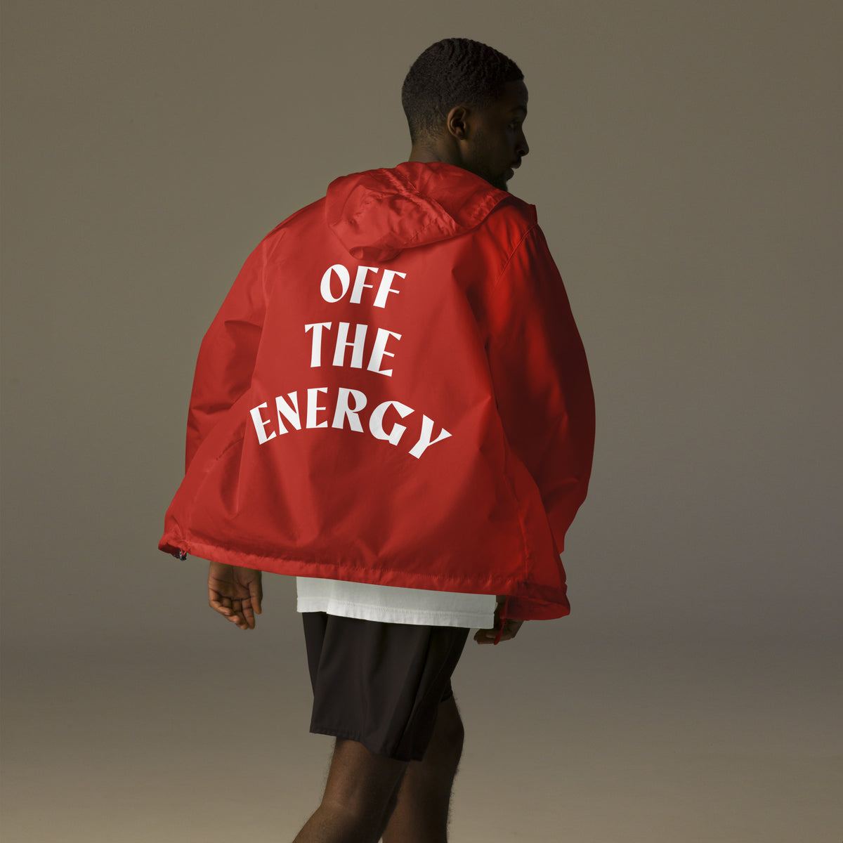 Off The Energy Unisex lightweight zip up windbreaker