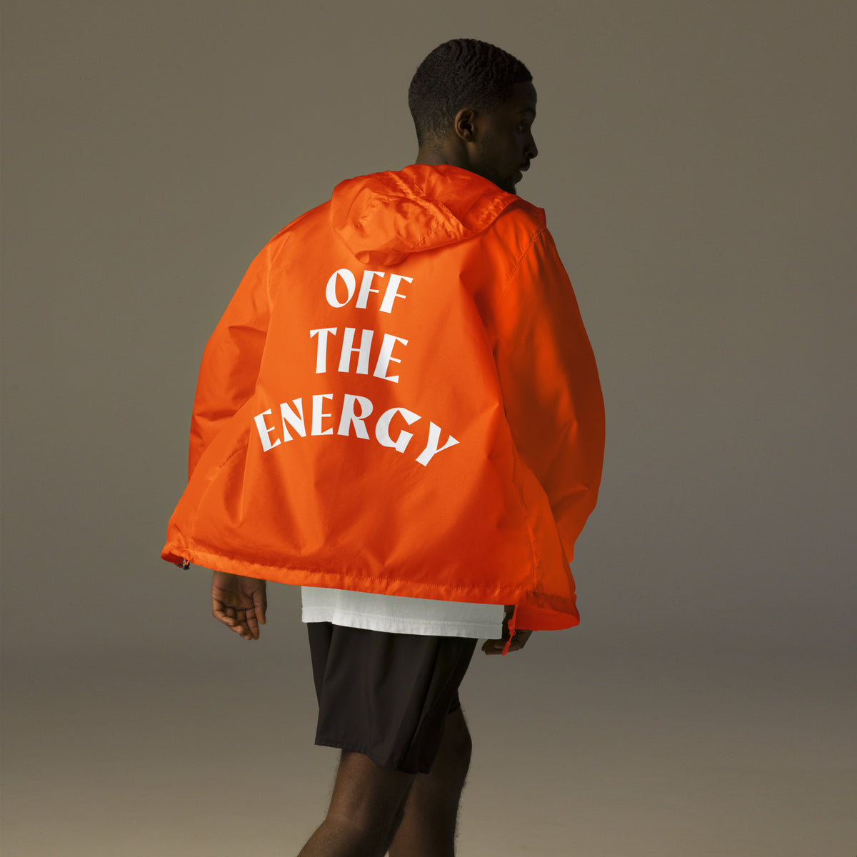 Off The Energy Unisex lightweight zip up windbreaker