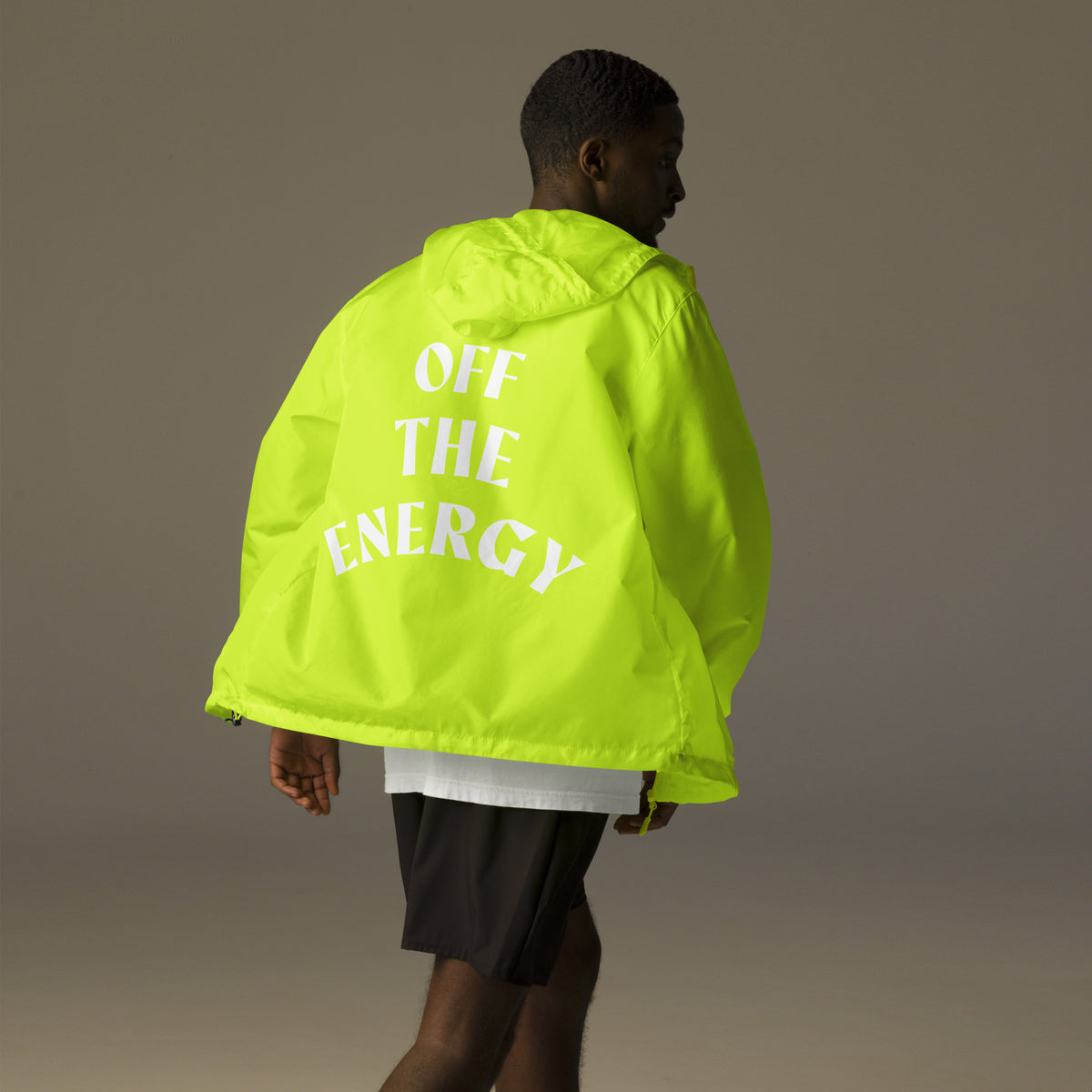 Off The Energy Unisex lightweight zip up windbreaker